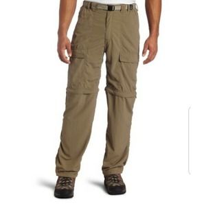 White Sierra Youth XL Upf 30 Convertible Quick Drying Hiking Pants Stone X9711Y
